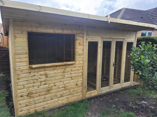 12x8 summerhouse garden - 12x8,