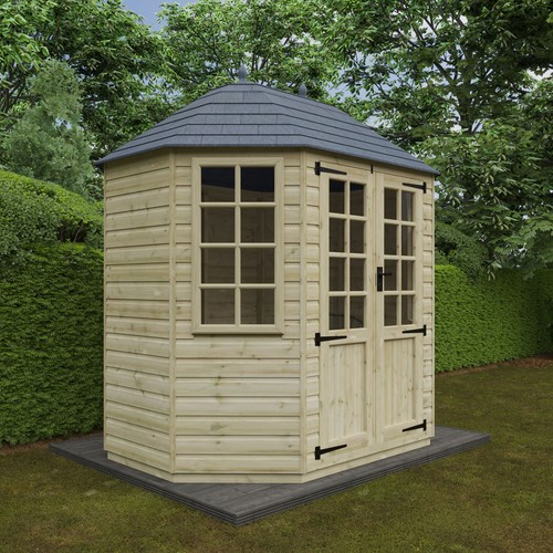 Luxury octagonal outdoor home - luxury,