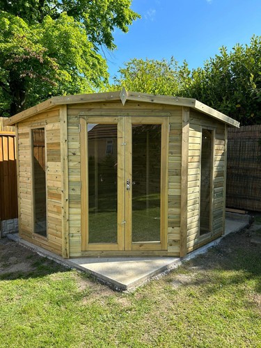 8x8 corner house summerhouse - house,
