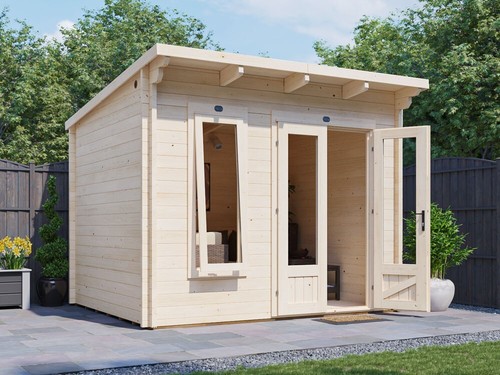 Log cabin office - office, kit