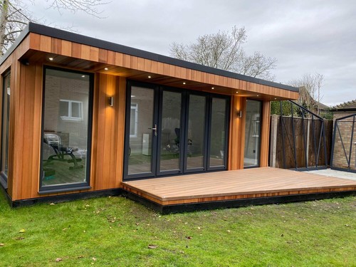 Insulated garden room office - room, /