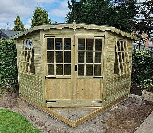 9x9 corner house - 9x9,