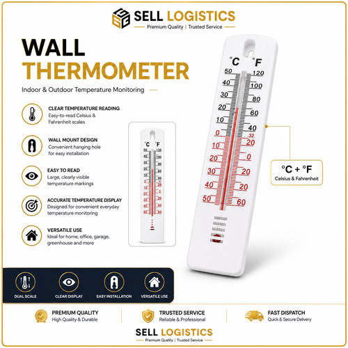 Wall thermometer indoor - wall,