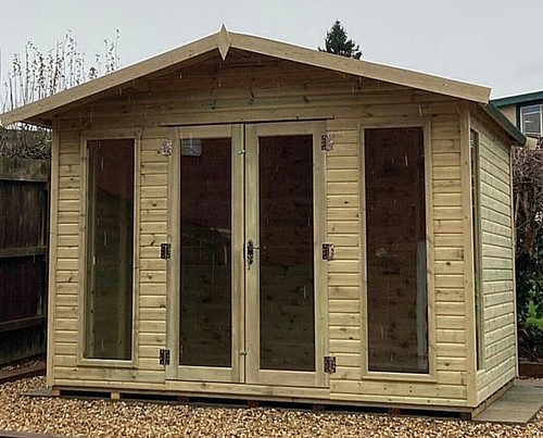 12x10 summerhouse garden room - garden,
