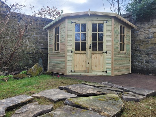 7x7 corner house summerhouse - corner,