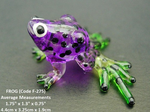 Miniature purple art - miniature, glass