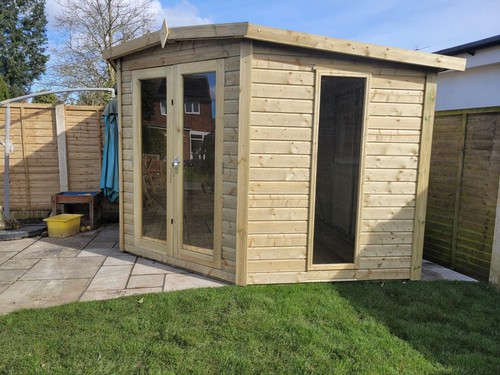 7x7 corner summerhouse garden - corner,