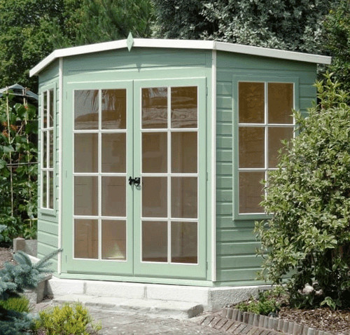 8ft corner summerhouse garden - 8ft,