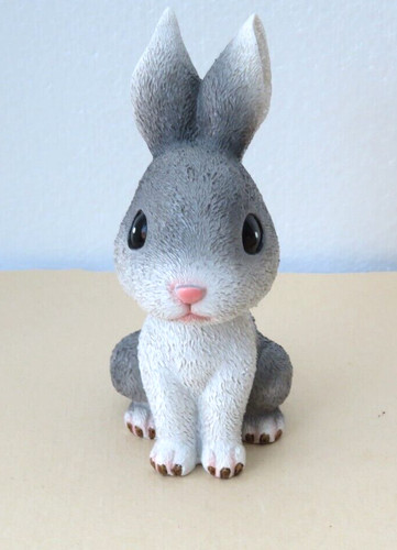 Resin rabbit figurine bunny - rabbit,