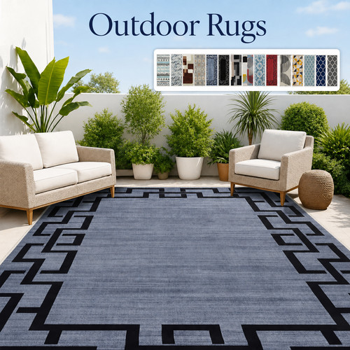 Outdoor rugs garden geometric - outdoor,