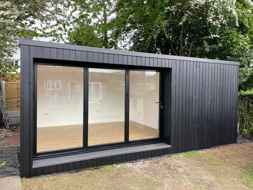 Insulated garden room office - insulated,