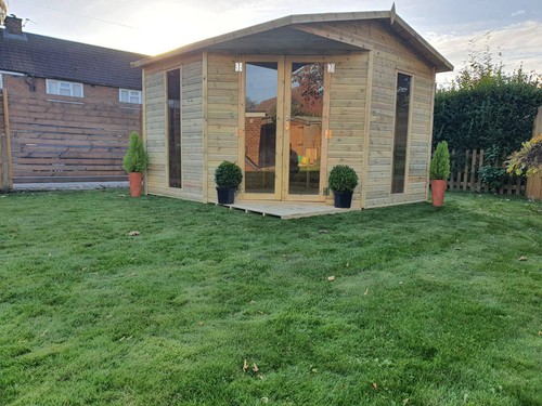Summer house garden - house,